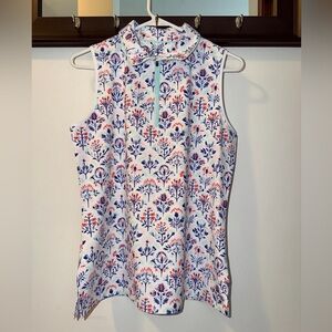 NWT Walter Hagen Women's Performance 11 Fashion Sleeveless Golf Polo size Medium